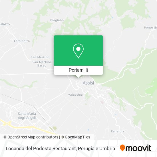 Mappa Locanda del Podestà Restaurant