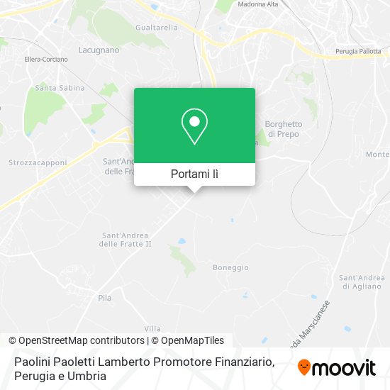 Mappa Paolini Paoletti Lamberto Promotore Finanziario