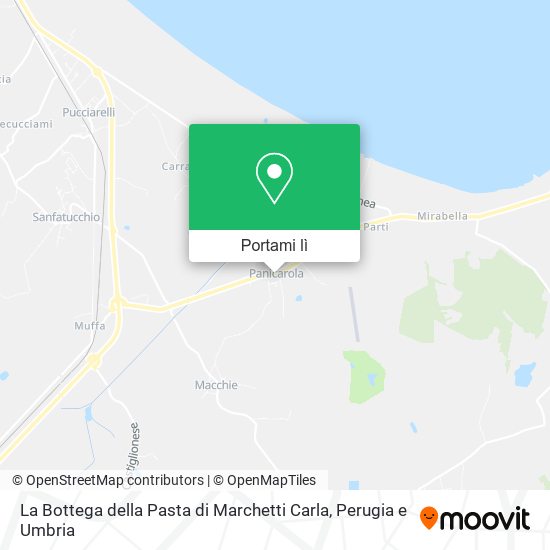 Mappa La Bottega della Pasta di Marchetti Carla