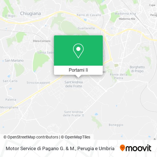 Mappa Motor Service di Pagano G. & M.