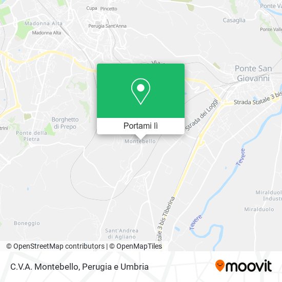 Mappa C.V.A. Montebello