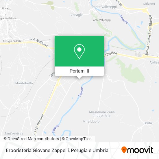 Mappa Erboristeria Giovane Zappelli