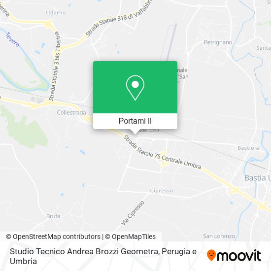 Mappa Studio Tecnico Andrea Brozzi Geometra