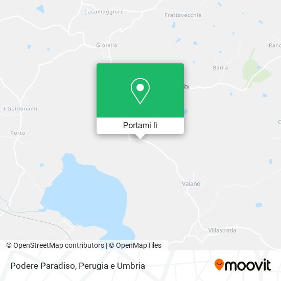 Mappa Podere Paradiso