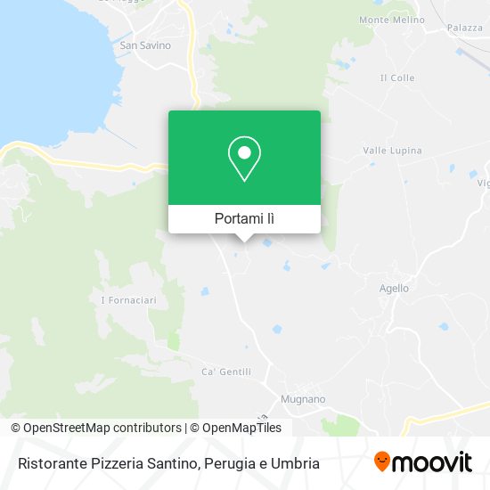 Mappa Ristorante Pizzeria Santino