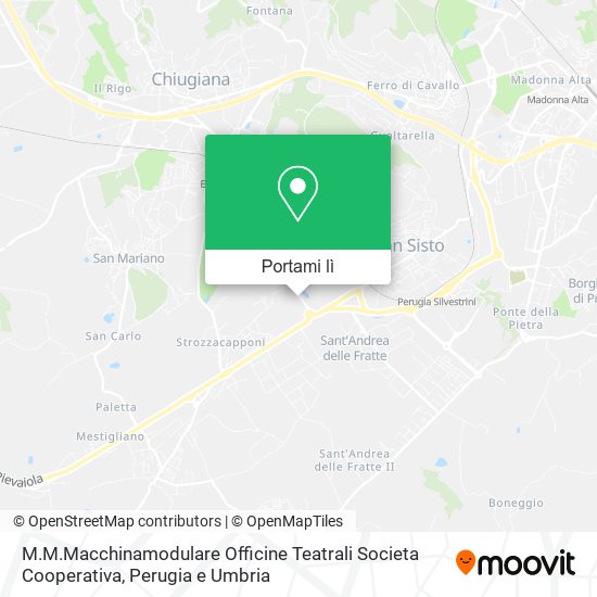 Mappa M.M.Macchinamodulare Officine Teatrali Societa Cooperativa