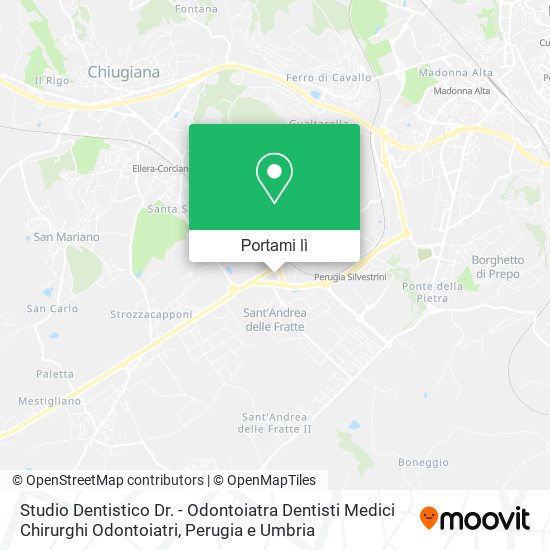 Mappa Studio Dentistico Dr. - Odontoiatra Dentisti Medici Chirurghi Odontoiatri