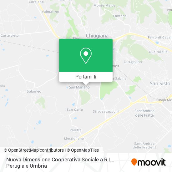Mappa Nuova Dimensione Cooperativa Sociale a R.L.