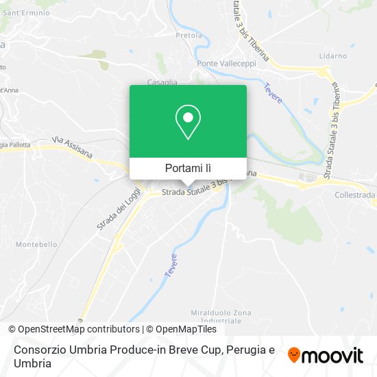 Mappa Consorzio Umbria Produce-in Breve Cup