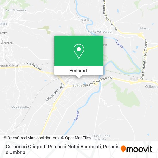 Mappa Carbonari Crispolti Paolucci Notai Associati