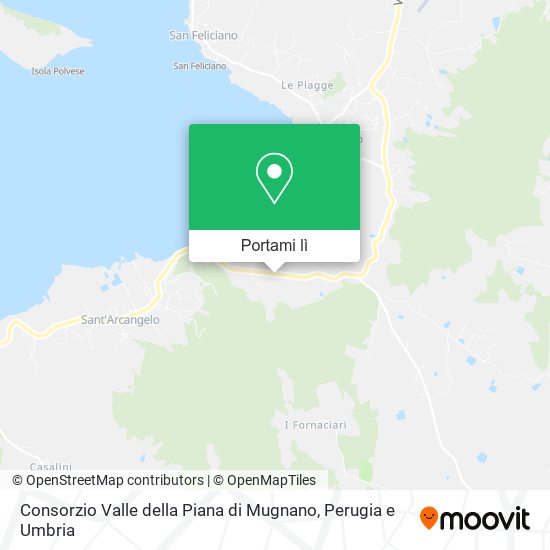 Mappa Consorzio Valle della Piana di Mugnano