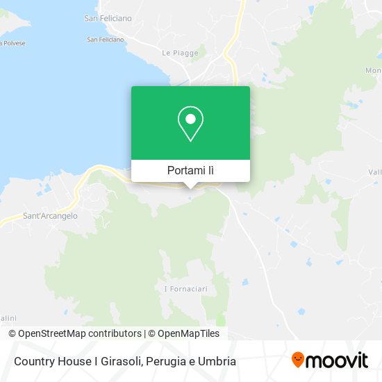 Mappa Country House I Girasoli