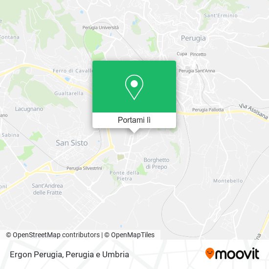Mappa Ergon Perugia