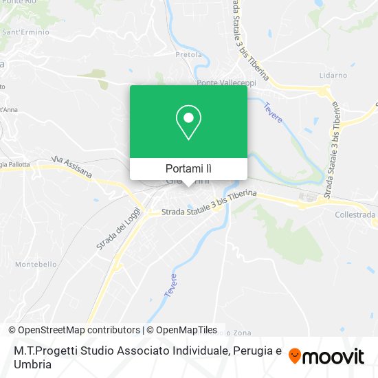 Mappa M.T.Progetti Studio Associato Individuale