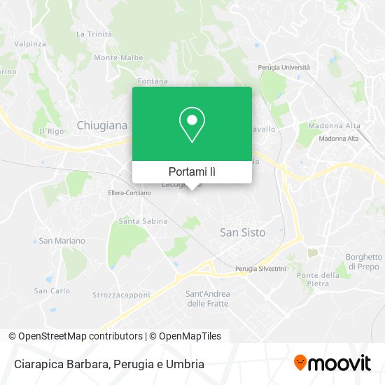 Mappa Ciarapica Barbara