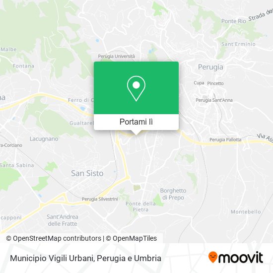 Mappa Municipio Vigili Urbani