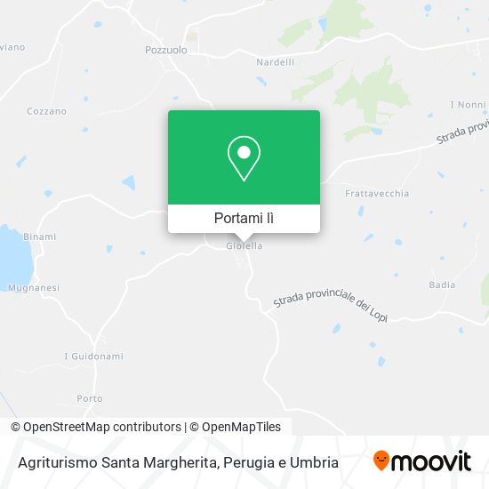 Mappa Agriturismo Santa Margherita