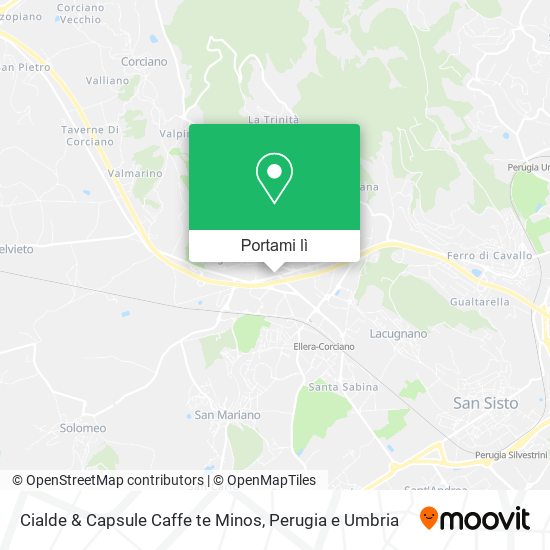Mappa Cialde & Capsule Caffe te Minos