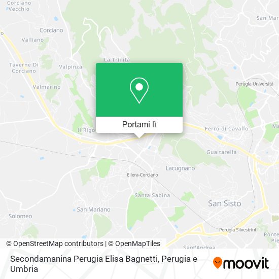 Mappa Secondamanina Perugia Elisa Bagnetti