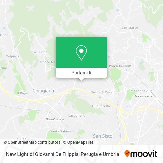 Mappa New Light di Giovanni De Filippis