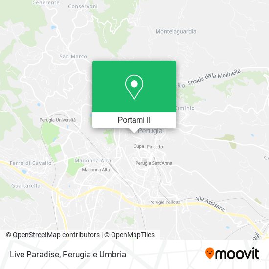 Mappa Live Paradise