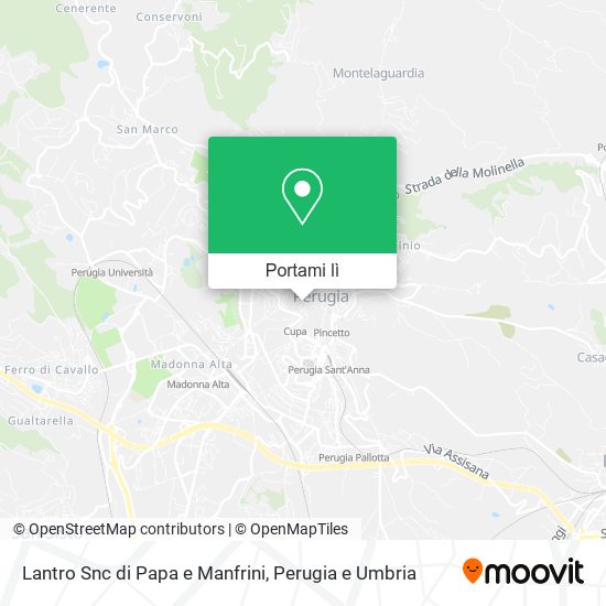Mappa Lantro Snc di Papa e Manfrini