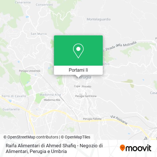 Mappa Raifa Alimentari di Ahmed Shafiq - Negozio di Alimentari