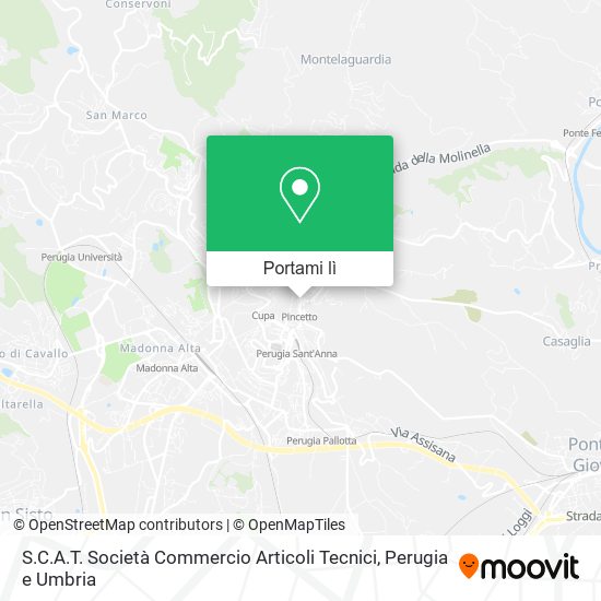 Mappa S.C.A.T. Società Commercio Articoli Tecnici