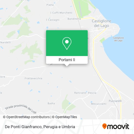 Mappa De Ponti Gianfranco