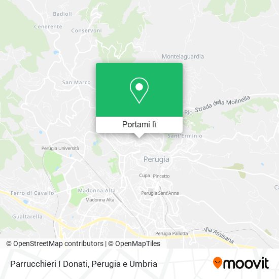 Mappa Parrucchieri I Donati