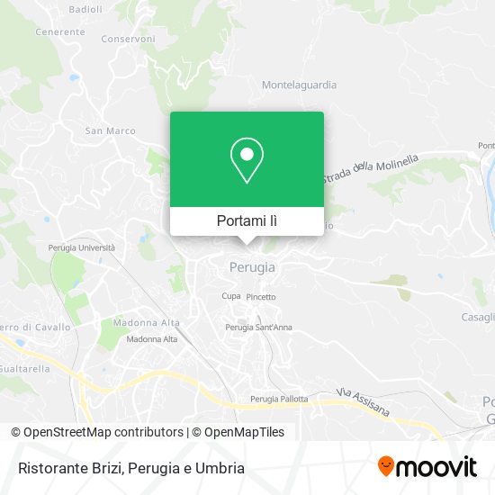 Mappa Ristorante Brizi