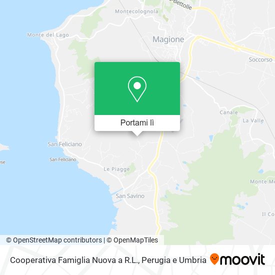 Mappa Cooperativa Famiglia Nuova a R.L.