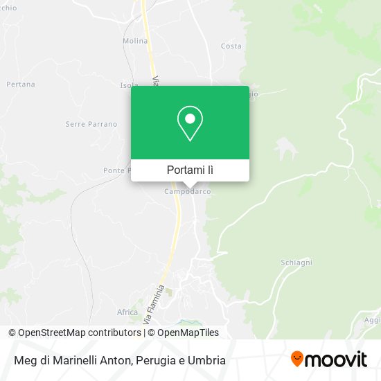 Mappa Meg di Marinelli Anton