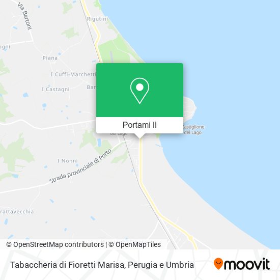 Mappa Tabaccheria di Fioretti Marisa