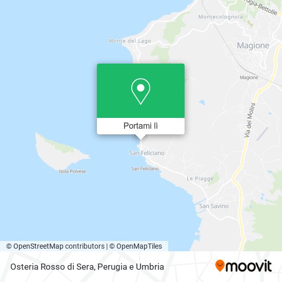 Mappa Osteria Rosso di Sera
