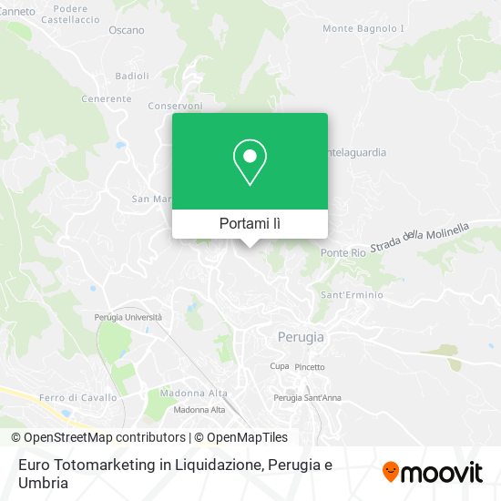 Mappa Euro Totomarketing in Liquidazione