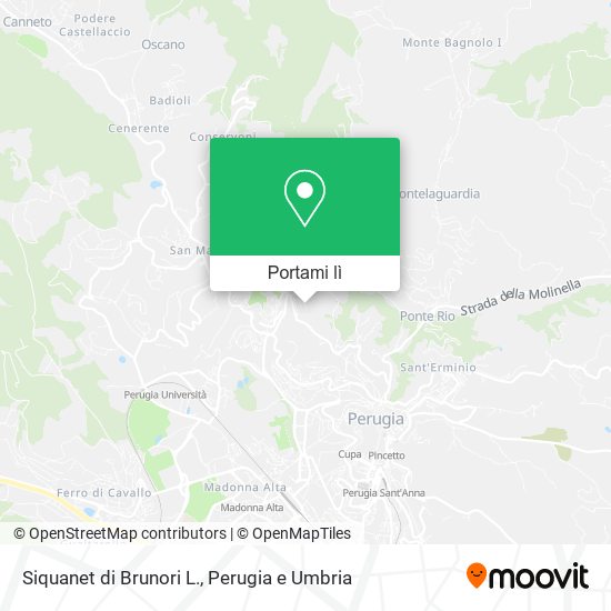 Mappa Siquanet di Brunori L.