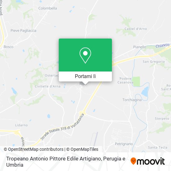 Mappa Tropeano Antonio Pittore Edile Artigiano