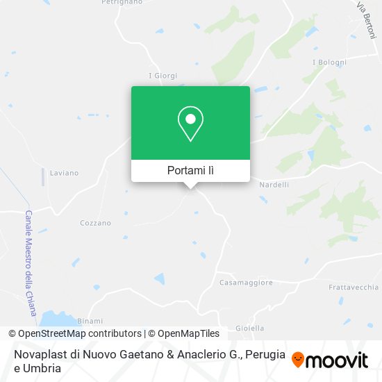 Mappa Novaplast di Nuovo Gaetano & Anaclerio G.