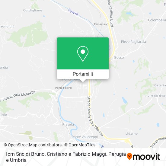 Mappa Icm Snc di Bruno, Cristiano e Fabrizio Maggi