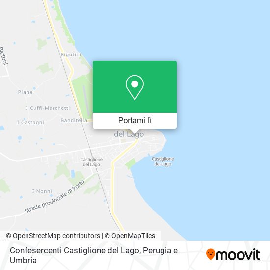 Mappa Confesercenti Castiglione del Lago