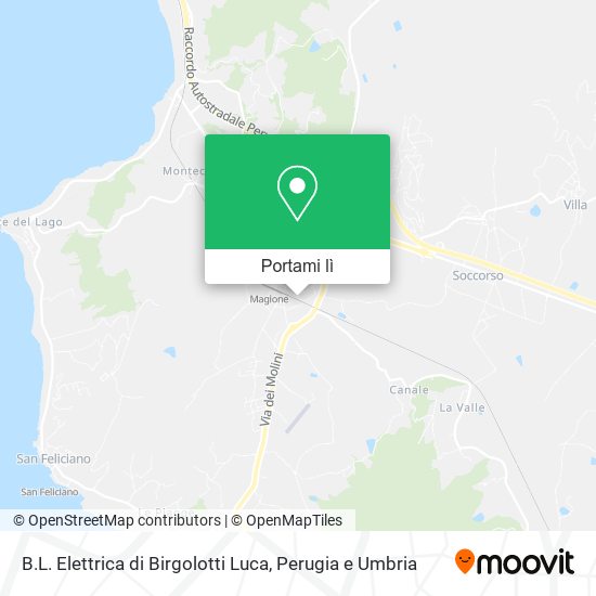 Mappa B.L. Elettrica di Birgolotti Luca