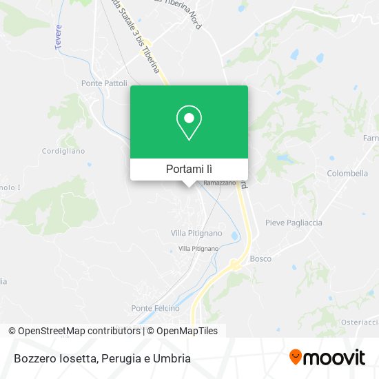 Mappa Bozzero Iosetta