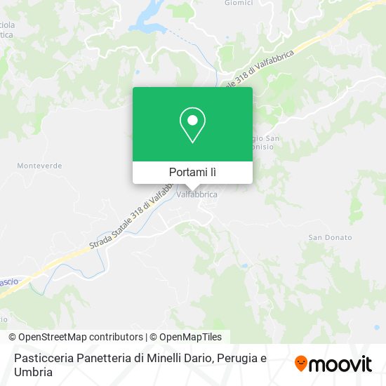 Mappa Pasticceria Panetteria di Minelli Dario