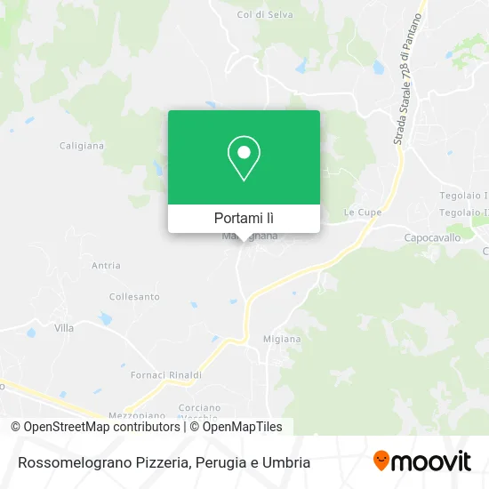 Mappa Rossomelograno Pizzeria