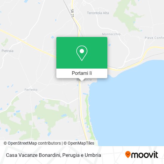 Mappa Casa Vacanze Bonardini