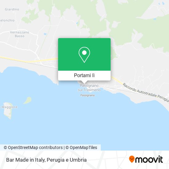 Mappa Bar Made in Italy