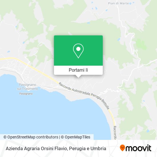Mappa Azienda Agraria Orsini Flavio