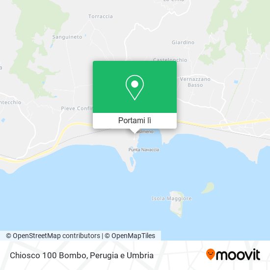 Mappa Chiosco 100 Bombo