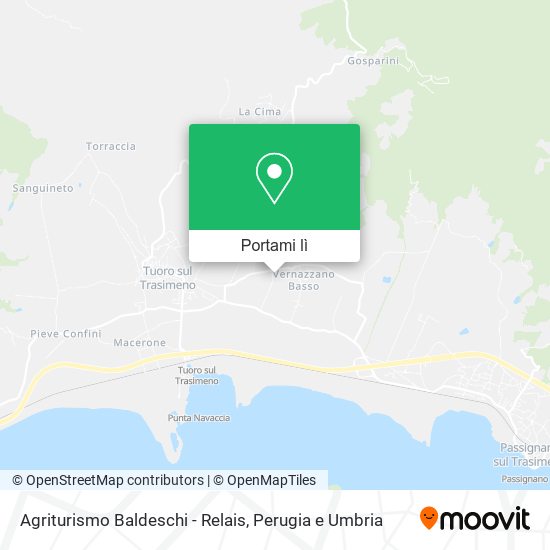 Mappa Agriturismo Baldeschi - Relais
